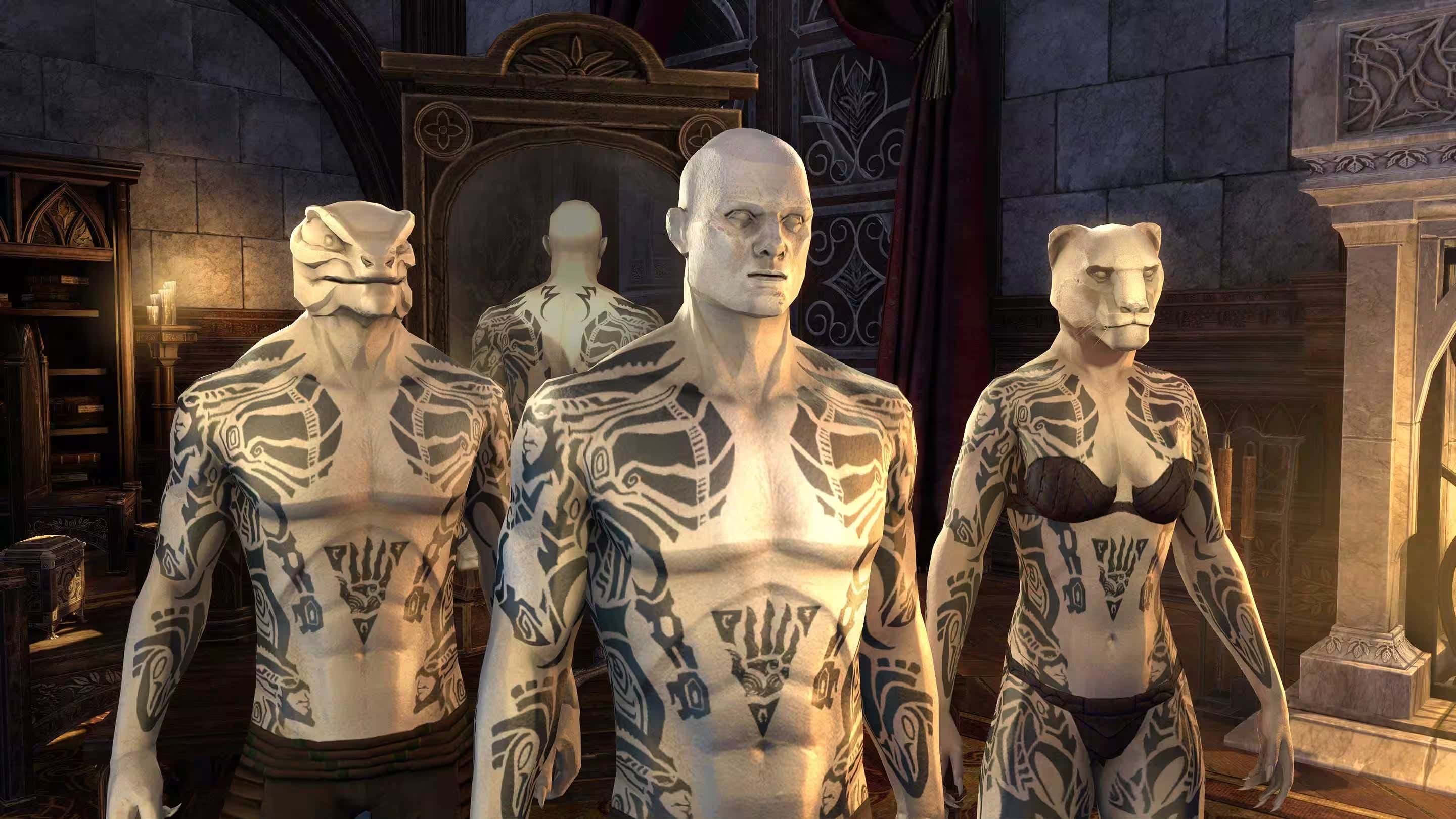 The Elder Scrolls Online'dan dövme sanatı